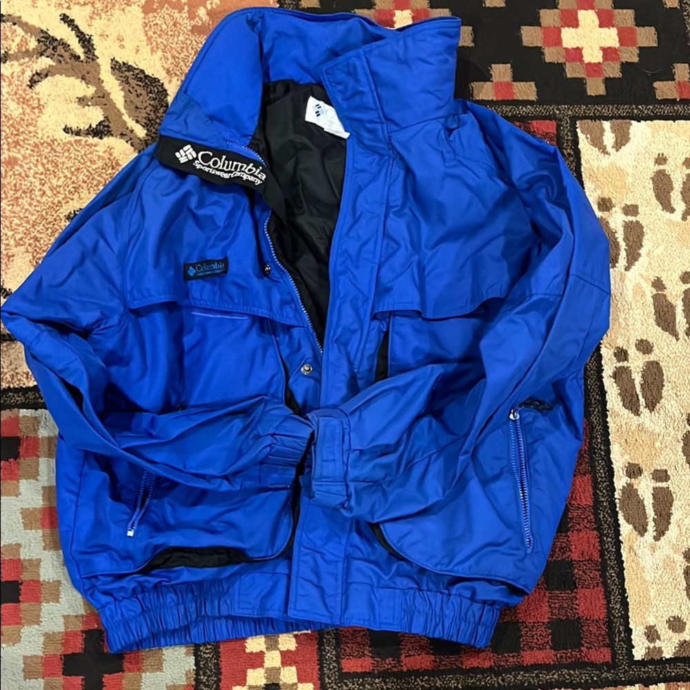 Mens Vintage thick Columbia coat winter